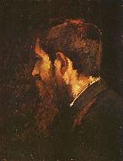 Mihaly Munkacsy Portrait of Laszlo Paal USA oil painting reproduction
